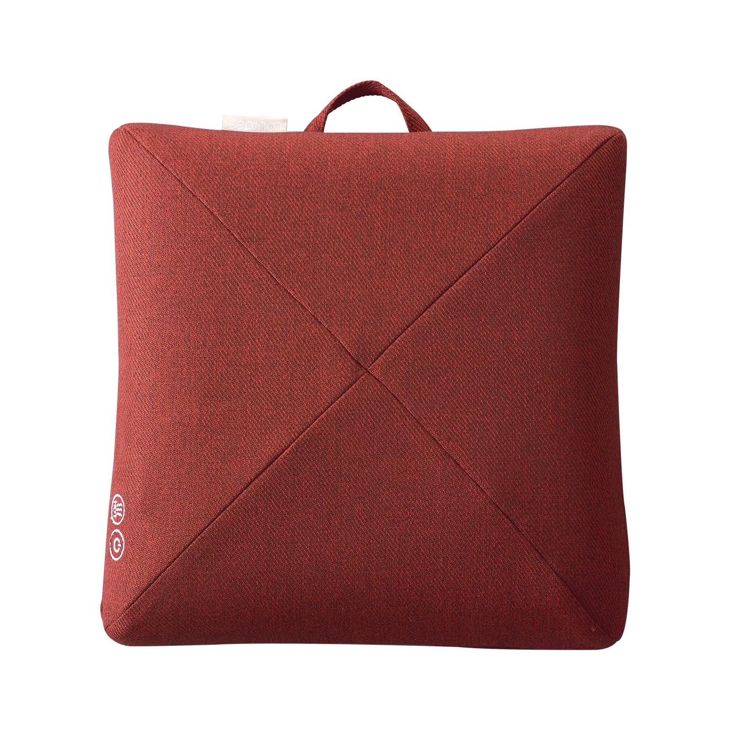 アテックス ATEX ルルド マッサージ器 薄型 背中 腰 マッサージクッションプロ レッド AX-HCL1480rd プレゼント ギフト 日本語取説付き